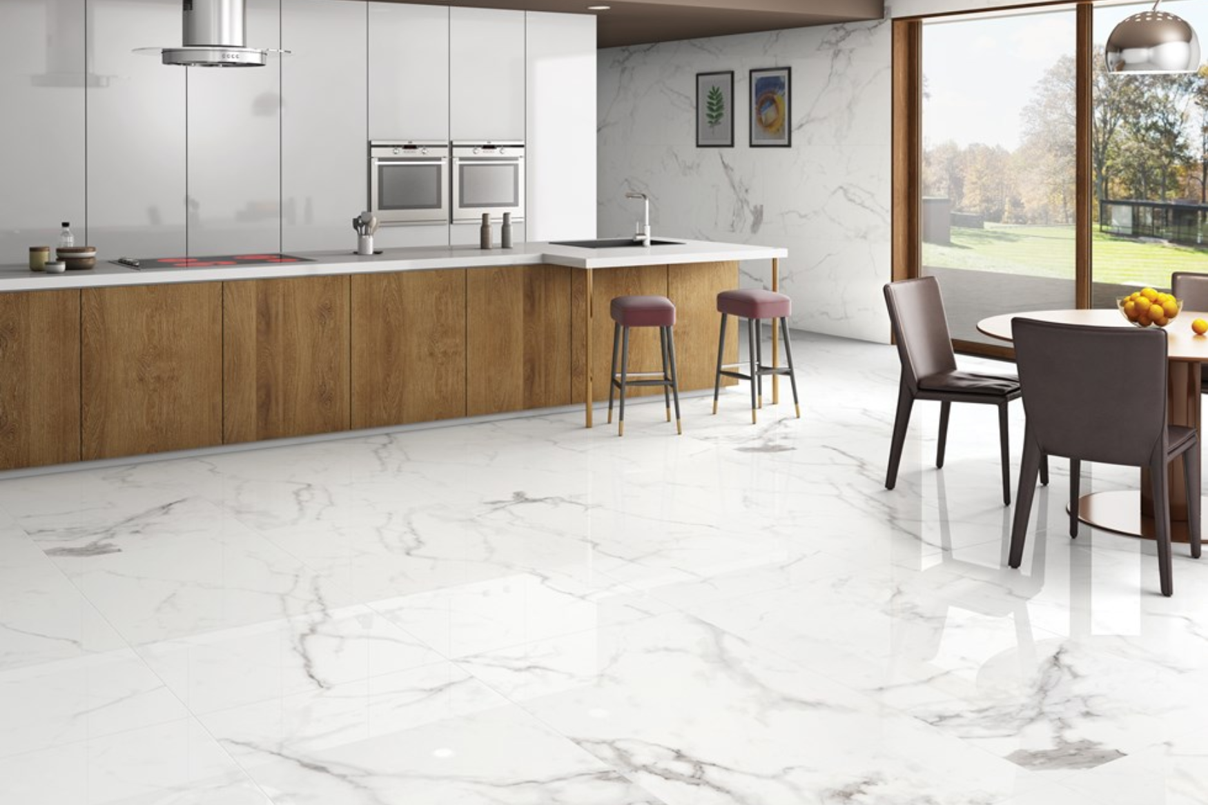 How Glazed Porcelain Tiles Elevate Modern Interiors?